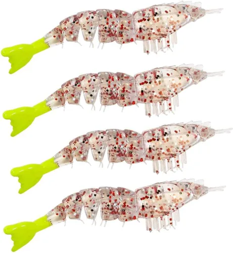 Vista 3 de Z-MAN EZ ShrimpZ - Anzuelo de pesca de camarón blando de 8.9 cm sin enganchar, 4