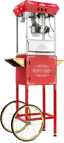 Vista 8 de Olde Midway - máquina de hacer palomitas estilo clásico, con hervidor de agua grande de 8 onzas, Negro