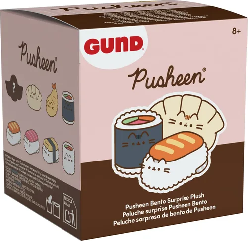 Vista 2 de GUND Pusheen Bento - Peluche con temática de comida sorpresa de 3 pulgadas