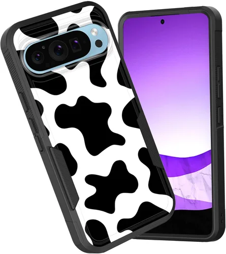 Vista 144 de Funda para Pixel 6A, funda híbrida de doble capa resistente a prueba de golpes de policarbonato duro de silicona suave TPU para Google Pixel 6A