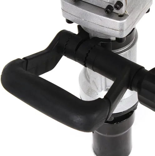 Vista 6 de Martillo de pila – Controlador de poste en T alimentado por gas pesado – Martillo de poste de gasolina de 2 tiempos de 32.6 CC – Martillo de poste