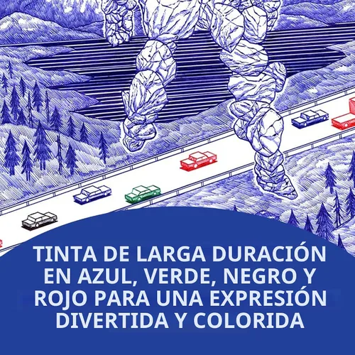 Vista 6 de BIC - Bolígrafo retráctil original de 4 colores con punta media de 1.0 mm, 3 unidades con tinta surtida