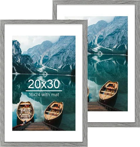 Vista 55 de Hongkee - Juego de 2 marcos de fotos, HK042515-MD5.5X8.5-BK(2PK)