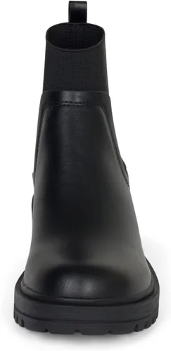 Vista 4 de IRENE - Botines de plataforma con suela de tacón bajo para mujer Chelsea
