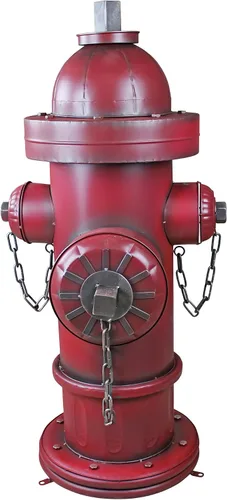 Vista 7 de Design Toscano Estatua de boca de incendios para cachorros y almacenamiento Contenedor Grande 23 pulgadas Metal A todo color Para jardín