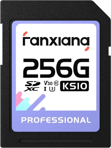Vista 10 de fanxiang Tarjeta de memoria SDXC de 64 GB, UHS-I, C10, U3, V30, video Full HD y 4K, hasta 100/45 MB/s de lectura/escritura, para entusiastas