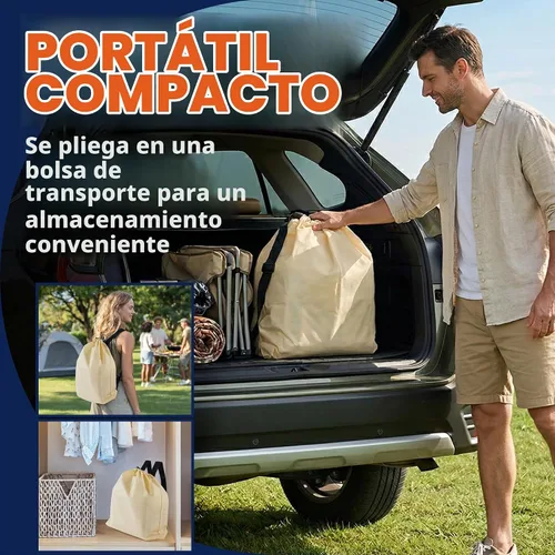 Vista 7 de Colchón de aire Queen de 10 pulgadas con bomba integrada, colchón inflable Queen autoinflable, cama de aire portátil para invitados, cama