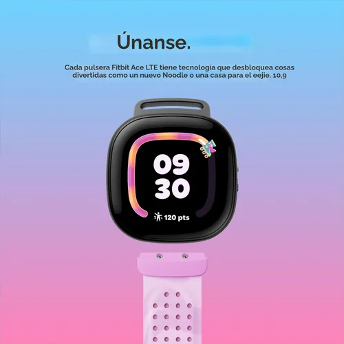 Vista 10 de Fitbit Google Ace LTE - Reloj inteligente para niños con llamadas, mensajes, GPS y juegos basados en actividades, se requiere plan de datos Ace Pass