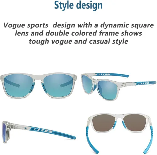 Vista 2 de JOJEN Polarized Sports Sunglasses for Women Men Running Golf Fishing Cycling Driving 100 UV Protection Sun Glasses JE001