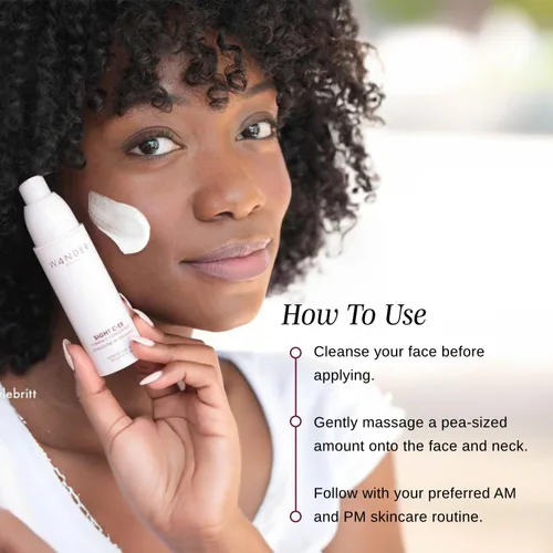 Vista 4 de Wander Beauty Sight C-er Concentrado de vitamina C, crema con 20% de vitamina C para rellenar, iluminar e hidratar la cara, hidratante iluminadora