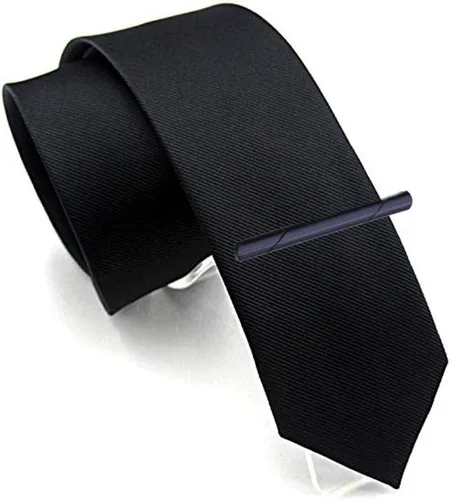 Vista 6 de Juego de clips de corbata para hombre, para corbatas regulares, corbatas, bodas, negocios, clips de corbata