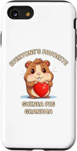 Vista 13 de iPhone 15 Funny Everyone's Favorite Guinea Pig Grandma Nana Case