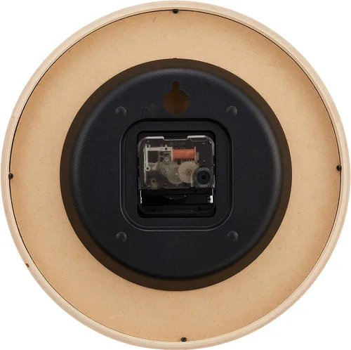 Vista 2 de Remnos Thomson LC10-26 NT Lemnos Reloj de pared, analógico, tela de madera de color natural, natural φ254×d51mm