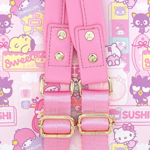 Vista 4 de Loungefly x Sanrio Hello Kitty Kawaii - Mini mochila estampada, Multi