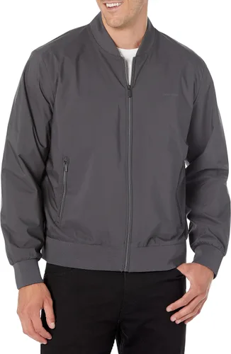 Vista 8 de Calvin Klein Chaqueta bomber con cremallera con logotipo mate para hombre