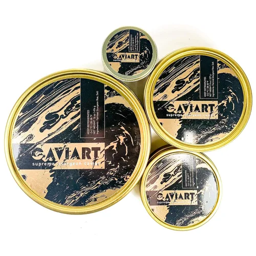 Vista 6 de Ossetra Caviar, Caviart Supreme Sturgeon Huevas 2 oz 2.05 oz