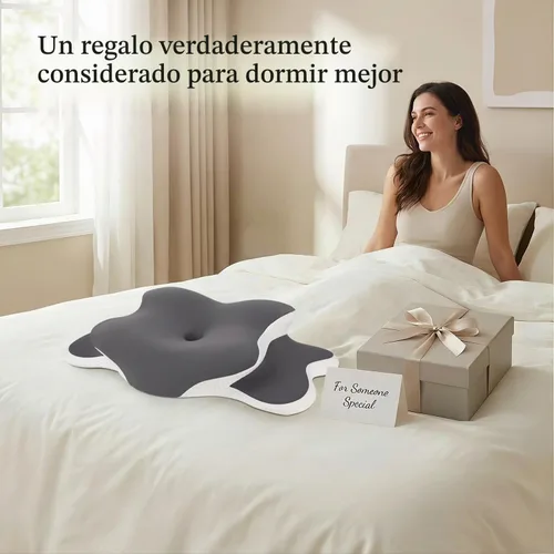 Vista 5 de Esup Almohada cervical ergonómica para aliviar el dolor, altura ajustable