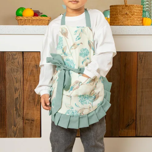 Vista 4 de NEOVIVA Delantales de cocina con bolsillos para mamá y yo, delantales a juego para padres e hijos, regalos para Acción de Gracias, Navidad