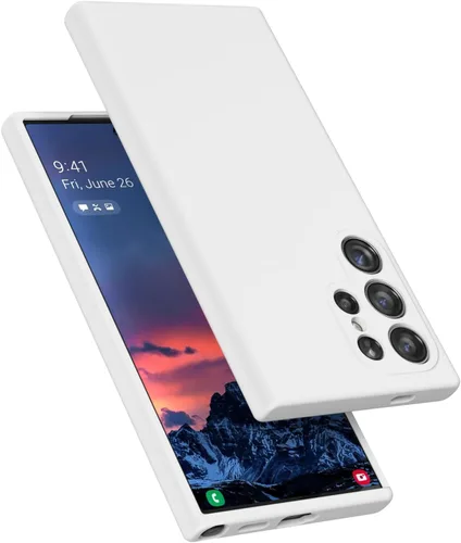 Vista 13 de Diseñado para Galaxy S24+Plus Carcasa, de silicona líquida, de gel, a prueba de golpes, con suave forro de microfibra, compatible con Galaxy S24