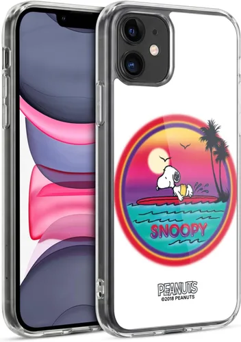 Vista 189 de Head Case Designs Funda de gel con licencia oficial de Peanuts Beach Surf Snoopy Boardwalk Airbrush [protección de grado militar] compatible