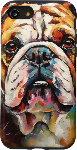 Vista 18 de Funda para iPhone 14 Pro Max English Bulldog Pet Paw Men Women Dog Lover