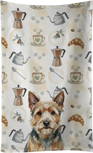 Vista 322 de Caroline's Treasures Afghan Hound - Toalla de cocina para barra de café, terciopelo frontal y lazo de algodón, lavable a máquina Sabueso afgano
