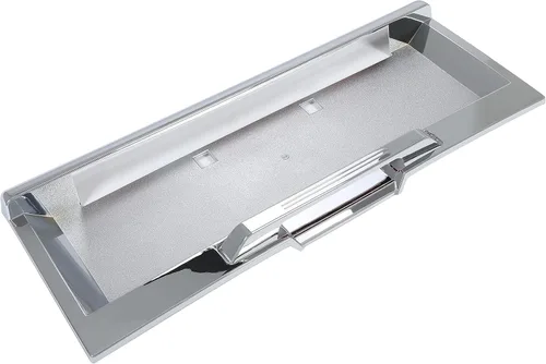 Vista 5 de KUAFU Marco de matrícula trasero compatible con Hummer H2 2003-2005, cubierta de bisel, moldura de plástico ABS cromado, juego de 3 piezas