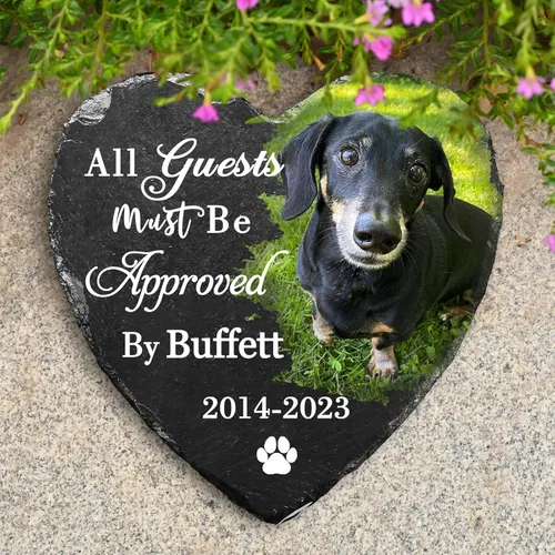 Vista 5 de Regalos conmemorativos personalizados para perros, piedras conmemorativas para mascotas, piedra conmemorativa para perros, regalos personalizados