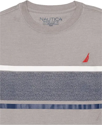Vista 3 de Nautica Camiseta de manga corta con estampado de cuello redondo para niño Legacy