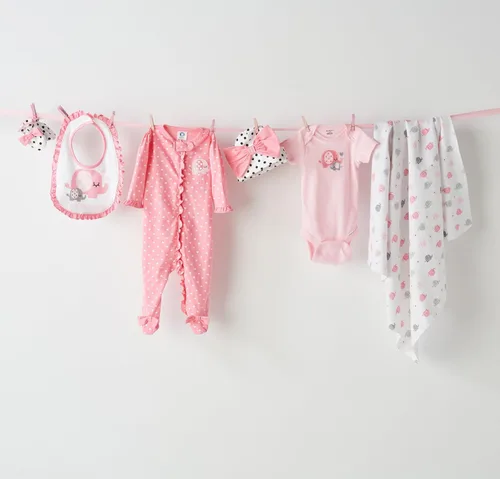 Vista 5 de Gerber bebé niña 5 paquete de mamelucos Blanco
