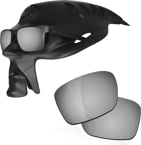 Vista 6 de Polarized Lenses Replacement for Oakley Holbrook Metal OO4123 Sunglasses Austin Gold Mirrorfirm - Geekpolar