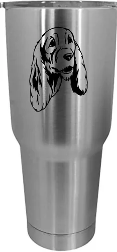 Vista 344 de Cairn Terrier - Vaso grabado con temática de perro, 30 onzas