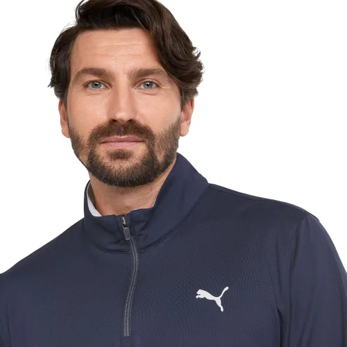 Vista 4 de PUMA GOLF Gamer Colorblock 14 Zip para hombre