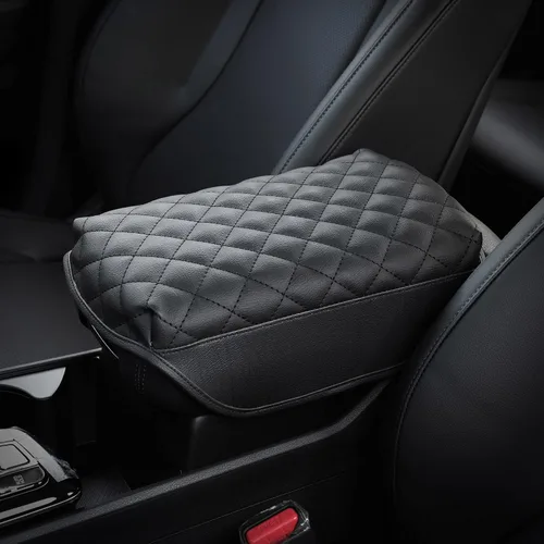 Vista 3 de KMMOTORS Compatible con Kia Sportage (NQ5), funda de consola central negra 2023-2025, cojín para reposabrazos, accesorios de automóvil para Sportage