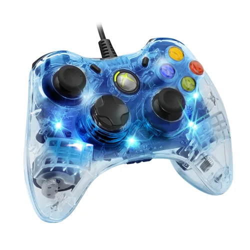 Vista 2 de PDP Afterglow Wired Controller for Xbox 360 - Blue