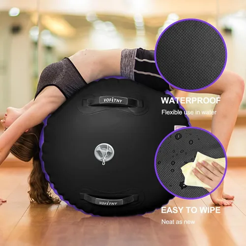 Vista 6 de VOFiTNY Gimnasia Equipo de Tumbling Barril de aire Inflable Octágono Vaso Rodillo Back Bend Trainer Animadoras Sin Bomba