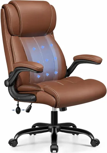 Vista 11 de BESTFAIR Ergonomic Office Chair, Desk Chair with Adjustable Lumbar Support Negro