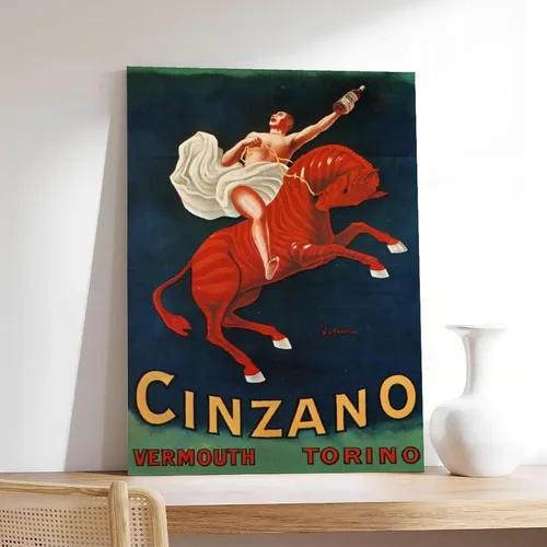 Vista 7 de XOQO Asti Cinzano Vermouth by Leonetto Cappiello Retro Prints Posters Canvas Deco Paintings Vintage Photography Wall Art For Office Living Room