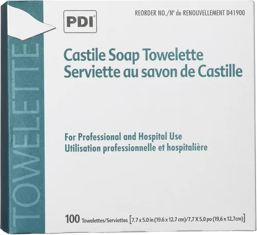 Vista 2 de PDI D43600 Sani - Toallitas de alcohol para manos -, 1000 toallitas, 5" x 8", paquetes individuales