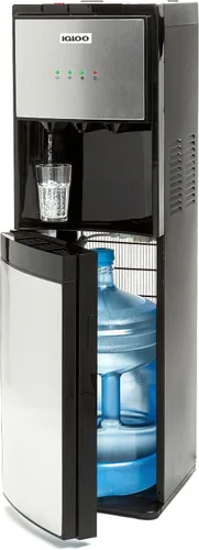 Vista 11 de Igloo Dispensador de enfriador de agua con carga inferior retro, opciones de temperatura caliente, fría o ambiente, capacidad para botellas de 3 o 5