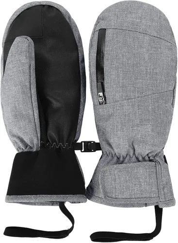 Vista 7 de Durio Manoplas de esquí para mujeres y hombres, guantes de esquí impermeables para hombres y mujeres, guantes de nieve con pantalla táctil