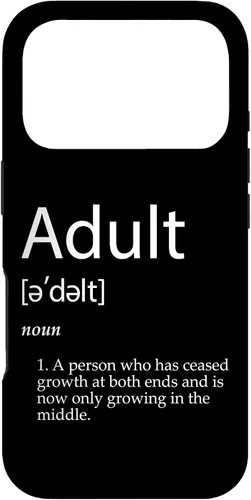 Vista 29 de Funny Adult Definition Joke for Parents Dad Mom Adults Case for iPhone XR