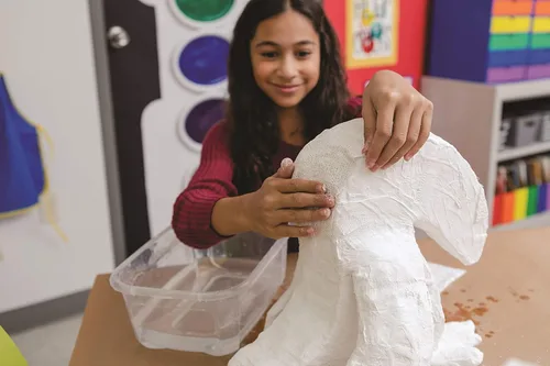 Vista 3 de Tiras de yeso no tóxicas para manualidades Plast'r Craft