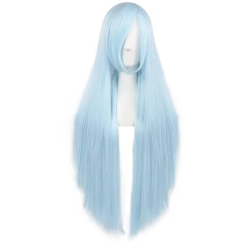 Vista 109 de anogol Vocaloid 32" 80 cm de largo recto de Cosplay peluca Pelucas Para Fiestas Halloween, Anaranjado