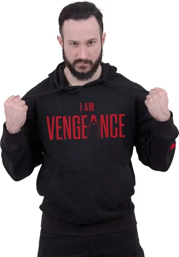 Vista 3 de DC Comics - Sudadera con capucha The Batman - Raining Vengeance - Negro