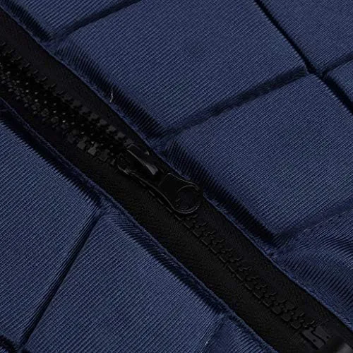 Vista 3 de Chaleco protector ecuestre acolchado de EVA, chaleco de seguridad protector de cuerpo para equitación, cómodo y ligero
