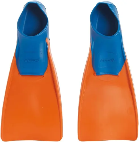 Vista 11 de Sporti Aletas de natación para adultos y niños para natación en piscina - Aletas flotantes largas para natación y snorkel - Aletas de natación