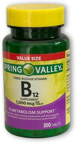 Vista 6 de B12 1000 mcg- Metilcobalamina liberación temporizada 300 comprimidos (paquete de 1), en caja por Fusion Shop Store