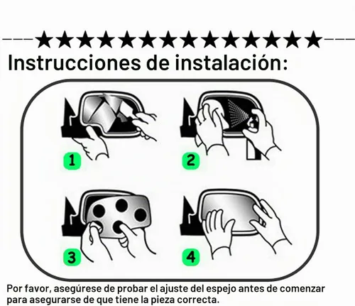 Vista 5 de BOOLEE Cristal de espejo izquierdo de repuesto para Pontiac Vibe Toyota Corolla Matrix 2003 2004 2005 2006 2007 2008