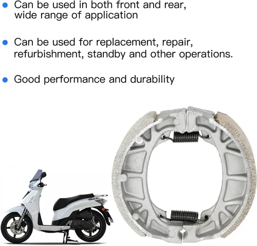 Vista 3 de YOXUFA Reemplazo de zapatas de freno de tambor trasero para Coleman Minibike CT200U BT200X CT200U-EX Baja Warrior MB200 Predator 212cc CRF70 GY6